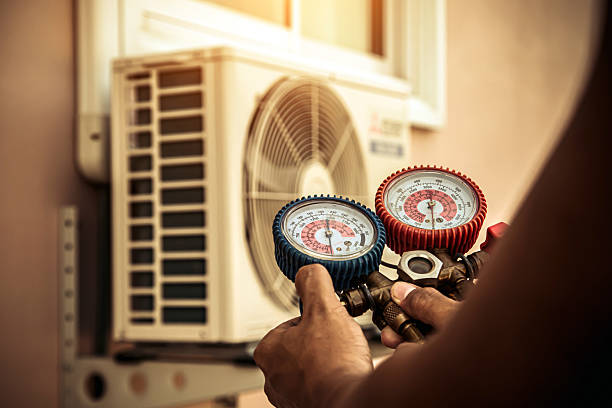 Professional Heat Pump Repair technician working in Denmark, TN